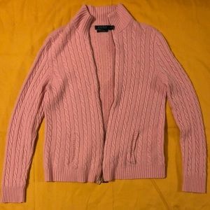 Ralph Lauren Cashmere Zip Sweater